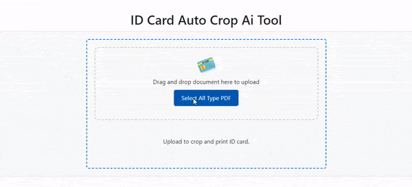 Crop ID Card PDF Tools