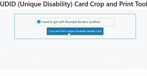 Crop UDID Card PDF Tools